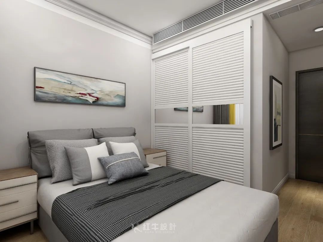 熊皓宇_同曦国际广场140㎡轻奢风格--改善性住房应该这样设计11客卧设计